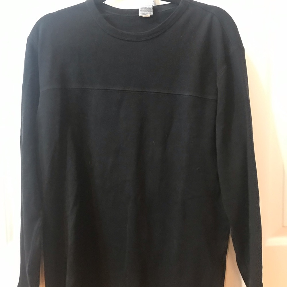 Men’s Black Cotton Long Sleeve